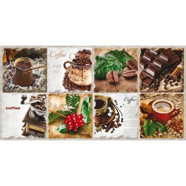 3D PVC TILE Effect panel - ARABICA - 960х480 mm