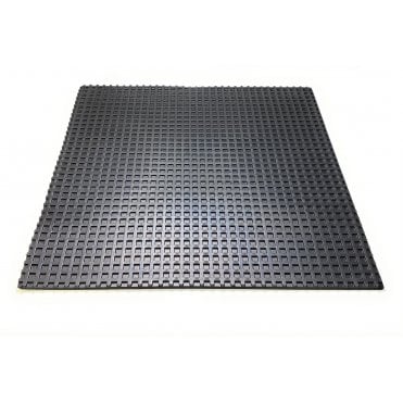 Anti Vibration Mat - 45cm x 45cm, Noise Reducing Rubber Pad for Air Compressors, HVAC, Stereo Equipment, Treadmills
