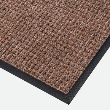 Aquasorb Water Absorbing Entrance Mat with Raised ‘Waffle’ Design 120cm x 180cm Brown