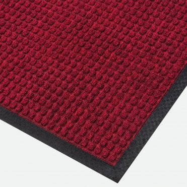 Aquasorb Water Absorbing Entrance Mat with Raised ‘Waffle’ Design 60cm x 90cm Red