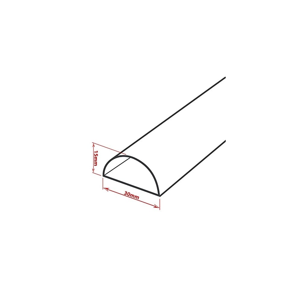 Self-Adhesive Mini Trunking – 1 Meter PVC Cable Cover – White Or Blue – Indoor TV & Cable Tidy