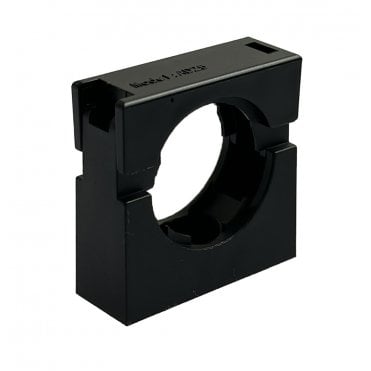 Black Conduit Bracket - Sturdy Fixing Stent for Secure Cable Management
