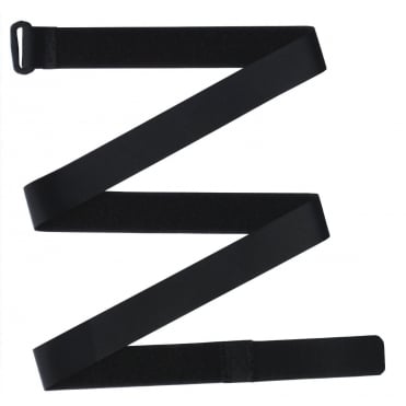 Black Hook and Loop Nylon Strap With Plastic Buckle, 50mm Wide