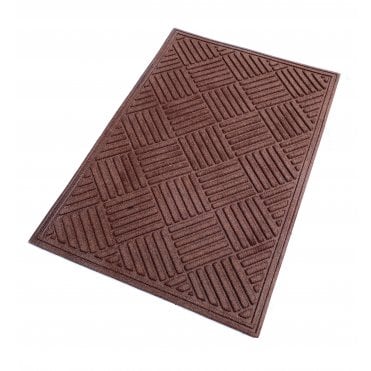 Brown Eco-Poly Scraper Mats Door Mats Outdoor/Indoor 60x90cm