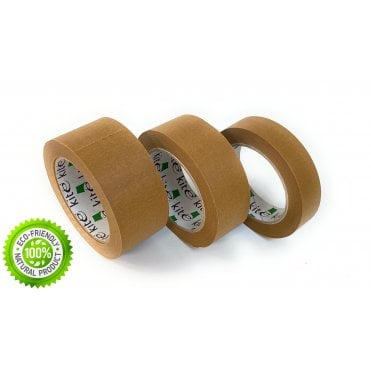 Brown Kraft Paper Tape - Self Adhesive Strong Eco Packaging Parcel Tape
