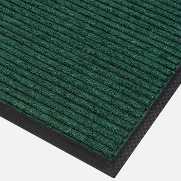 Brushway Wiping & Brushing Indoor Mat with Ridged Design 60cm x 90cm Green