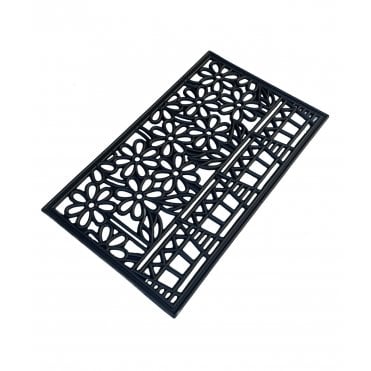 Cast Iron Style Rubber Door Mat - Rectangular - 4 - 45cmx75cm