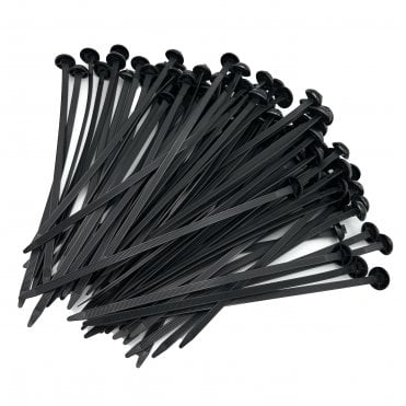 Chassis Cable Ties - Black - 7.5mm x 280mm (100 Pack) | Heavy-Duty, UV Resistant