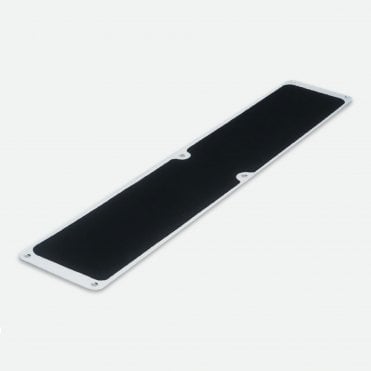 Diamond Grip Aluminium Plate Anti-Slip Surface 114mm x 635mm Black