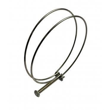 Double Wire Screw Hose Clamp Stainless Steel for Ducting & Heating & Ventilation
