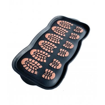 Heavy Duty Hardwearing Rubber Boot Shoe Tray 40 x 80cm (2)