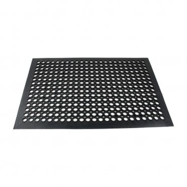 Heavy Duty  Large Outdoor Entrance Mat Rubber Safety Mat Flooring 600mmx900mm (0.6m x 0.9m)
