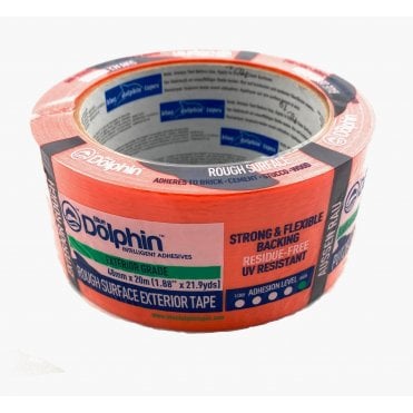 Heavy Duty Rough Surface Exterior Masking Tape Clean Peel UV Resistant 48mm x20m