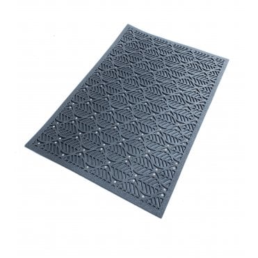 Heavy Duty Rubber Scraper Maze Mat 60CMx90CM