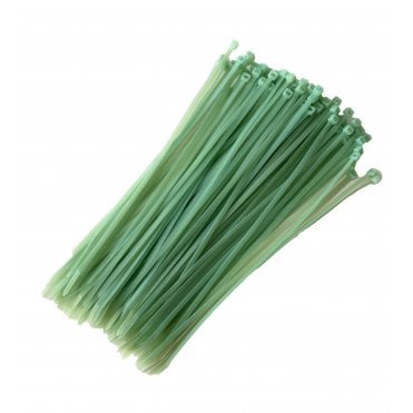 High-Temperature Resistant Cable Ties - Light Green - 4.8mm x 300mm (Pack of 100)