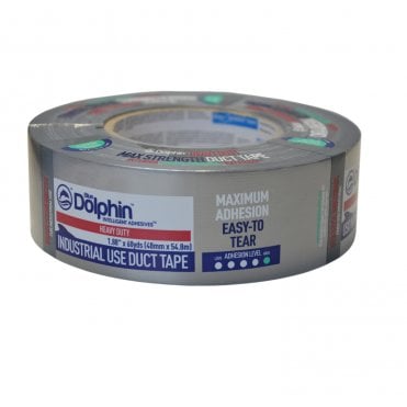 Industrial Grade Silver Duct Tape - 48mm x 50m - Heavy Duty (2") Gaffer Tape