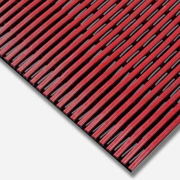 Interflex Splash Premium Roll-Out Anti-slip Duckboard Modular 60cm x 10m Red