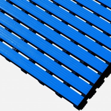Interflex Style Premium Roll-Out Anti-slip Duckboard 100cm Wide Blue