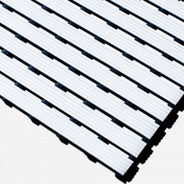 Interflex Style Premium Roll-Out Anti-slip Duckboard 80cm Wide White