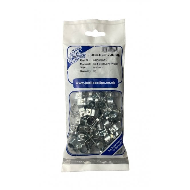 Jubilee® Junior Zinc-Plated Mild Steel Mini Hose Clips – Nut & Bolt Clamps