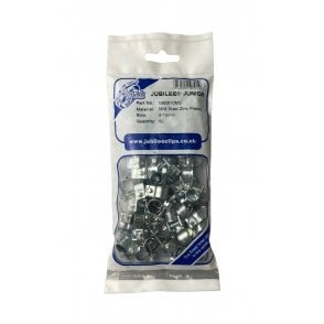 Jubilee® Junior Zinc-Plated Mild Steel Mini Hose Clips – Nut & Bolt Clamps