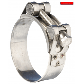 Jubilee® Superclamp Heavy-Duty 304 Stainless Steel T-Bolt-Style Hose Clamps