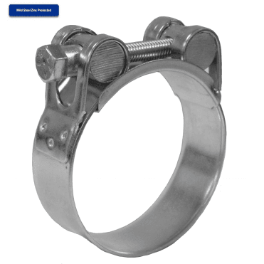 Jubilee® Superclamp Heavy-Duty Zinc-Plated Mild Steel T-Bolt Hose Clamps