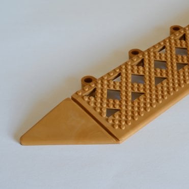 Kumfi Bevel Edge Duckboard Interlocking System 30cm x 5cm Beige
