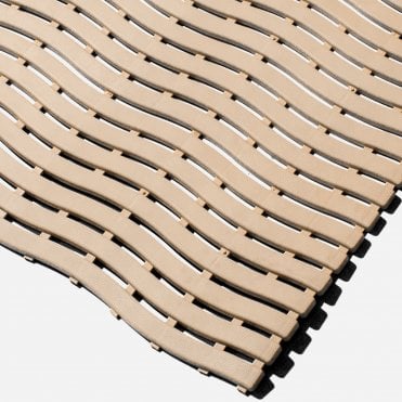 Kumfi Step Roll-Out Barefoot Comfort Anti Slip Duckboard 60cm Wide Beige