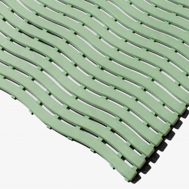 Kumfi Step Roll-Out Barefoot Comfort Anti Slip Duckboard 60cm x 90cm Green