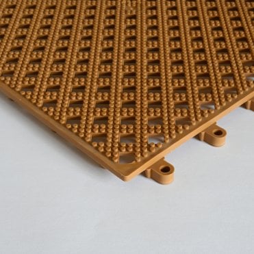 Kumfi Tile Duckboard Interlocking System 30cm x 30cm Beige