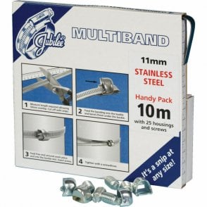 Mb1806 11Mmx10M Stainless Steel Band Dispenser Inc Screws and Housing