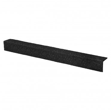 Moulded Fibreglass Slip Resitance Nosing Cover 55mm x 55mm x 2500mm Black