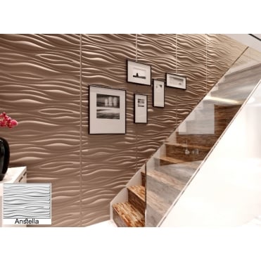 Natural Bamboo 3D Wall panel Decorative Wall Ceiling Tiles Cladding Wallpaper Anstella