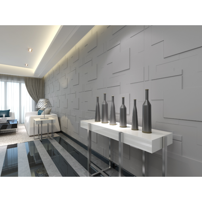 Natural Bamboo 3D Wall panel Decorative Wall Ceiling Tiles Cladding ...