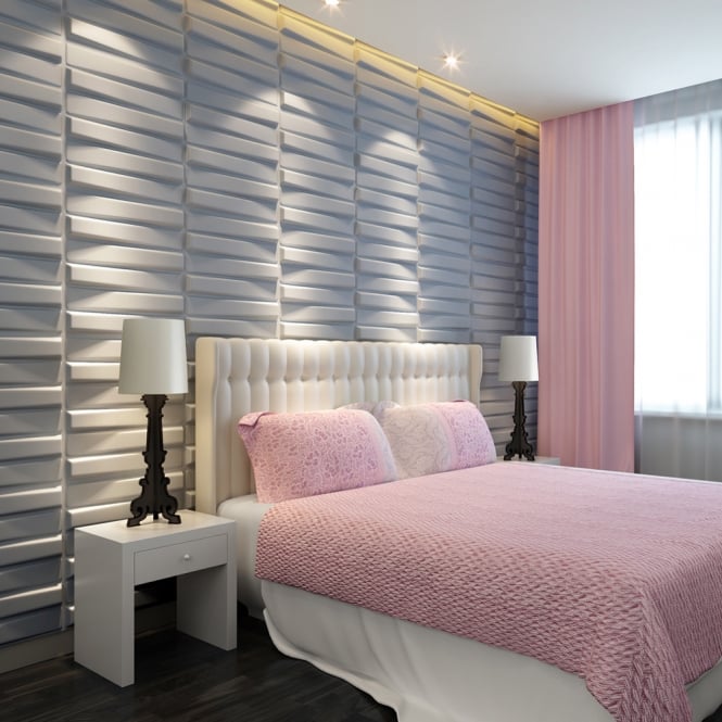 Bamboo 3D Wall panel Decorative Wall Ceiling Tiles Cladding Bladet