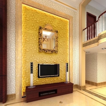 Natural Bamboo 3D Wall panel Decorative Wall Ceiling Tiles Cladding Wallpaper Catherine