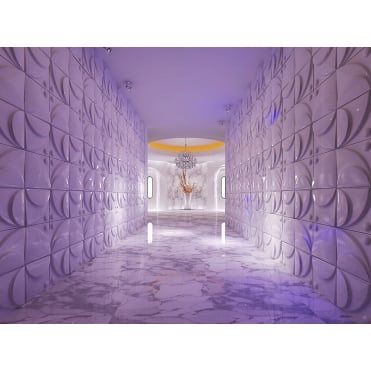 Natural Bamboo 3D Wall panel Decorative Wall Ceiling Tiles Cladding Wallpaper Flora