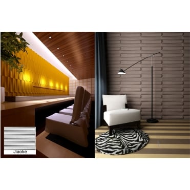 Natural Bamboo 3D Wall panel Decorative Wall Ceiling Tiles Cladding Wallpaper Jiaoke