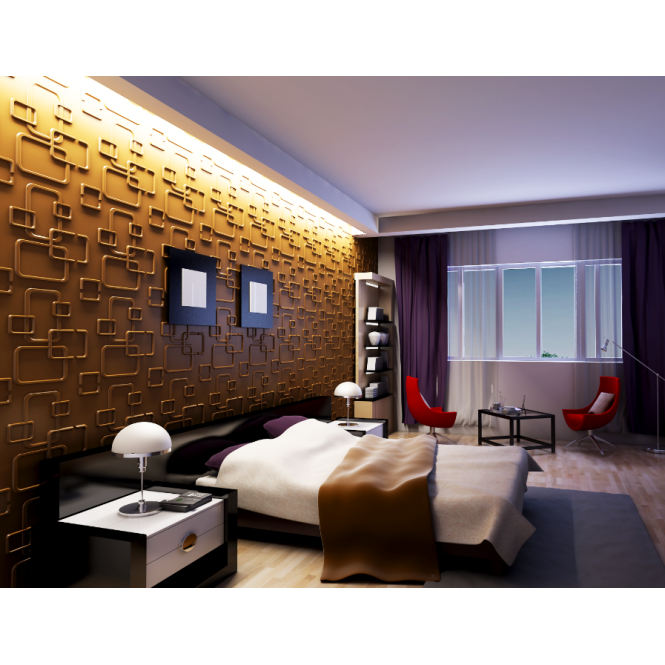Bamboo 3D Wall panel Decorative Wall Ceiling Tiles Wallpaper Olina