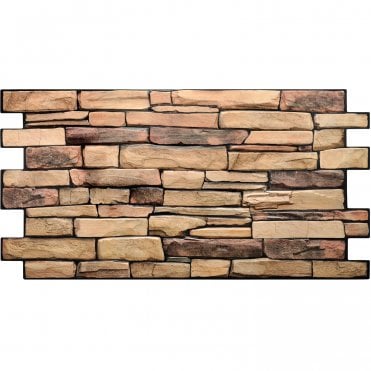 NATURAL SLATE PVC PANEL 980 x 480mm