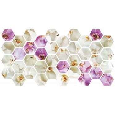 ORCHIDS PVC PANEL - 973 x 492mm 