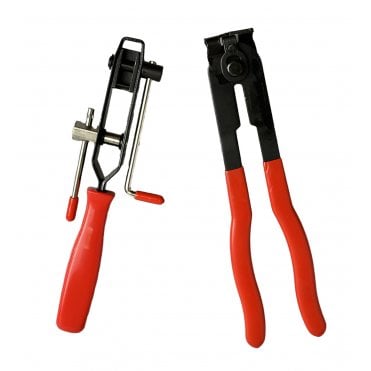 Professional 2-Piece CV Joint Boot Clamp Pliers Set – Heavy-Duty Hose Banding Tool Kit with Cut-Off Pliers