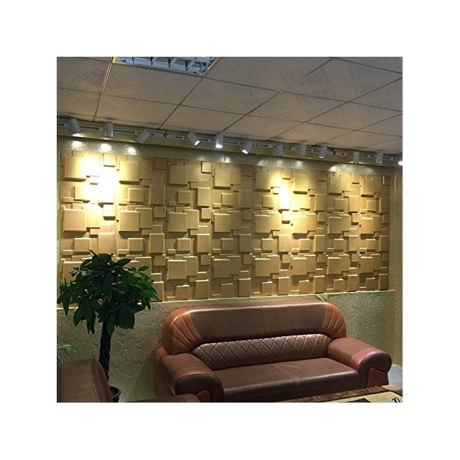 PVC 3D Wall Panel Decorative Wall Ceiling Tiles Cladding Waterproof