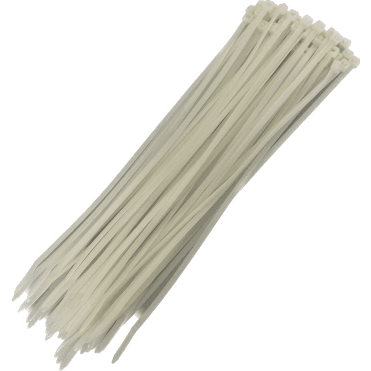 Releasable Cable Ties 4.8mmx305mm, Black and White 50 Pieces Pack