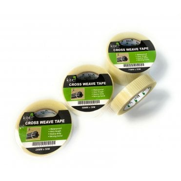 Rolls of 50m Strong Reinforced Glass Filament Crossweave Tape Heavy Duty