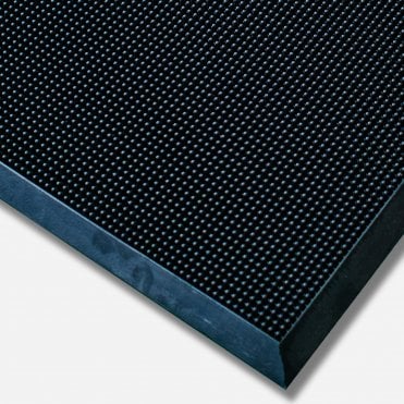 Sanibrush Raised Nibs Anti-Fatigue Mat 90cm x 180cm Black