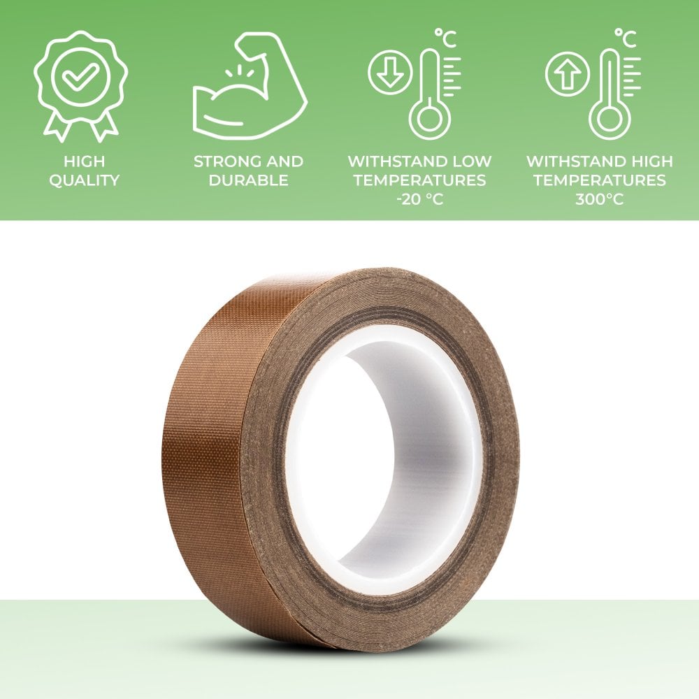 Teflon Tape/PTFE Tape For Vacuum Sealer Machine,Hand And Impulse Sealers (2 Inch X 33 Feet) I.215196134