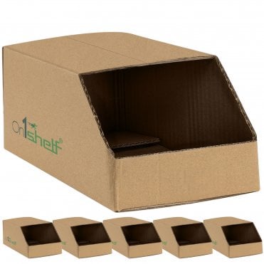 Stackable Ecological Cardboard Storage Bin Containers DW 06- 480(L)x250(W)x300(H)