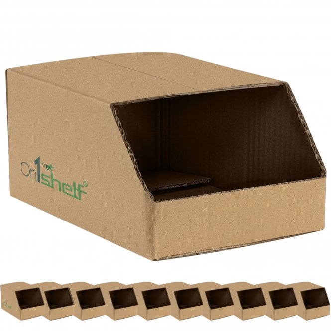 Stackable Ecological Cardboard Storage Bin Containers SW 02- 187(L)x106(W)x76(H)